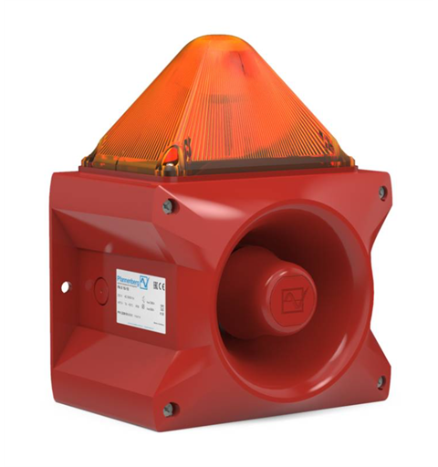 Combi PA X 10-10 24vDC [red] AMBER 10J 1Hz 110dB(A) IP66 18-30vDC